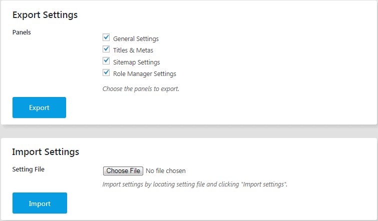 Import and export Feature of rank Math Import and export Feature of rank Math rank math seo