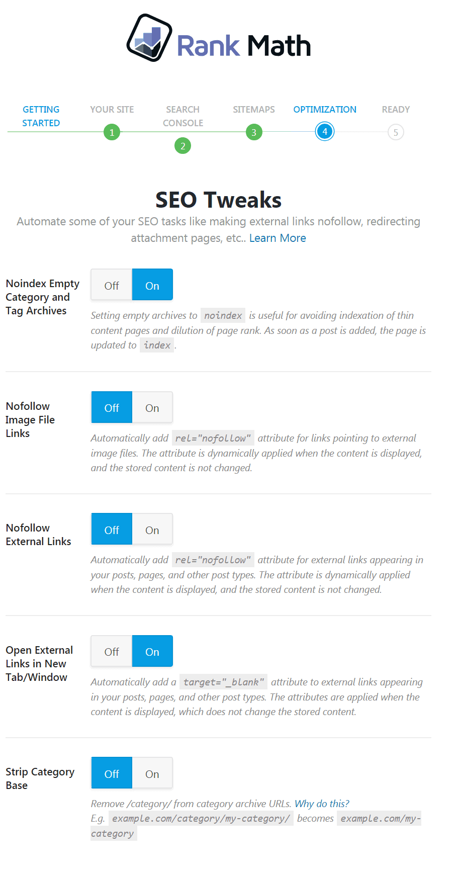 Rank Math Plugin SEO Tweaks rank math seo