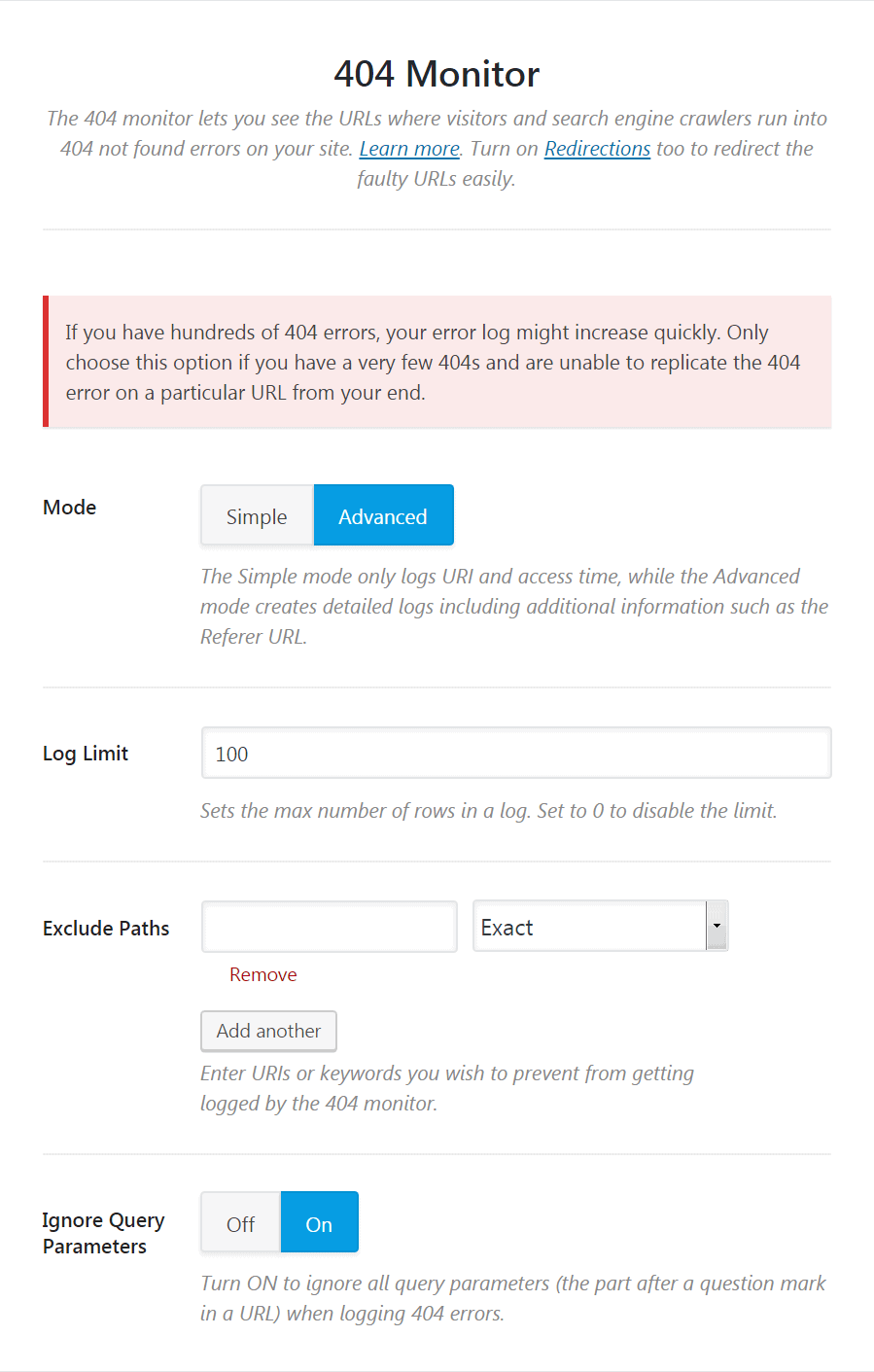 Rank Math SEO Plugin 404 error Setting Rank Math SEO Plugin 404 error Setting