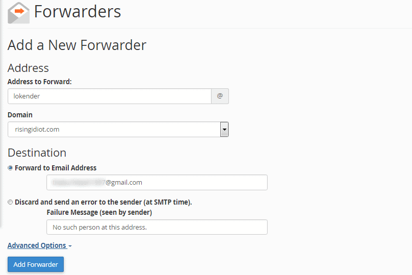 Email Forwading setup Email Forwading setup custom domain email