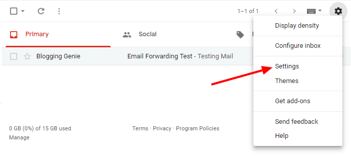 Gmail Email settings Gmail Email settings custom domain email