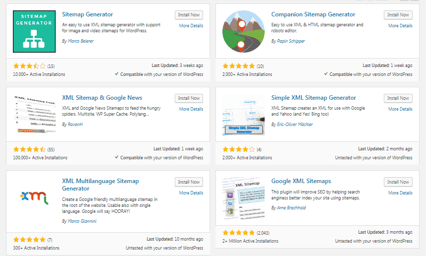 SEO Sitemap generator plugin wordpress seo