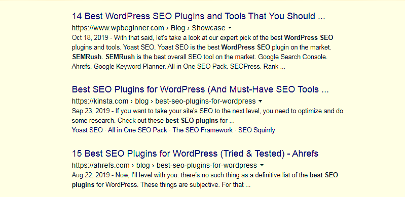 varying length of meta description