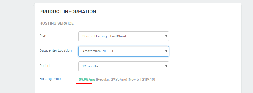 Fastcomet product details Fastcomet coupon