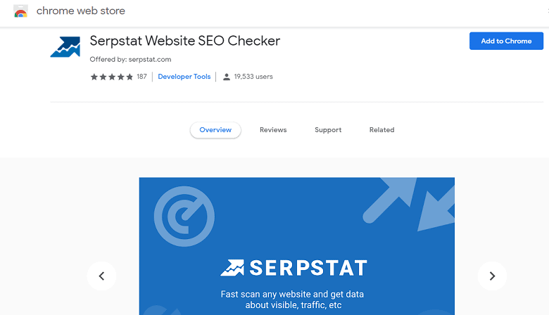 Serpstat4 Serpstat Chrome extension