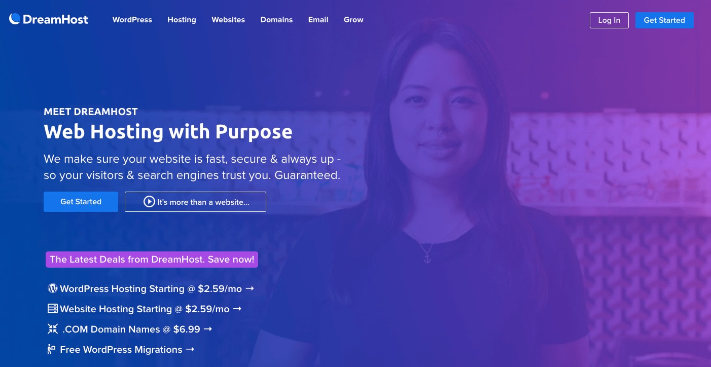 DreamHost DreamHost Best WordPress Hosting