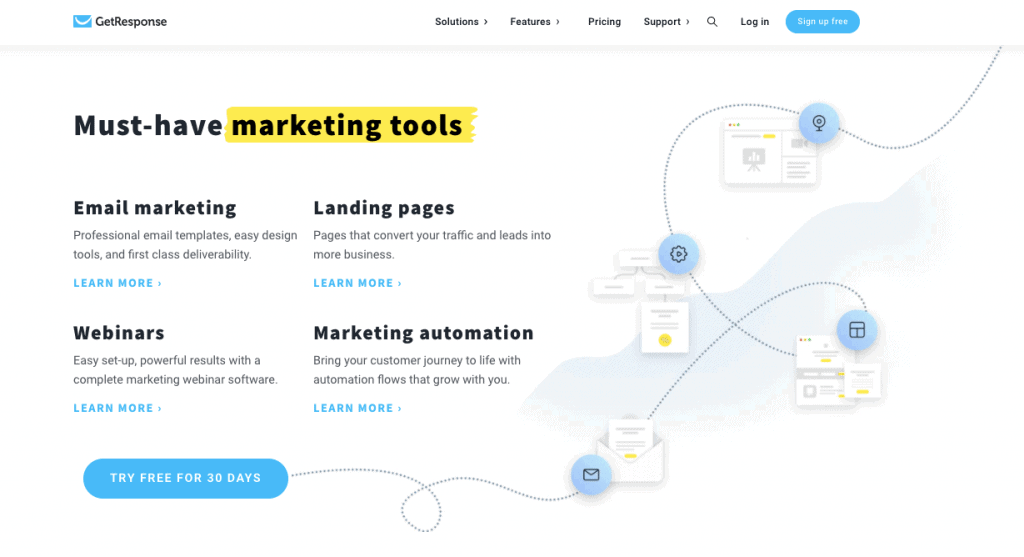 GetResponse Marketing Software Getresponse free trial