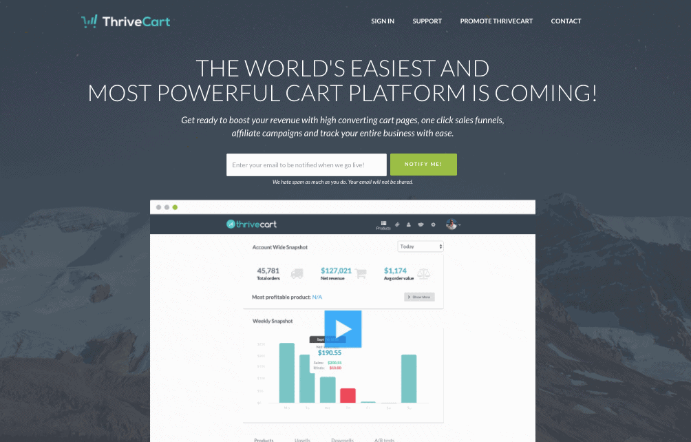 Thrivecart Thrivecart sales funnel software