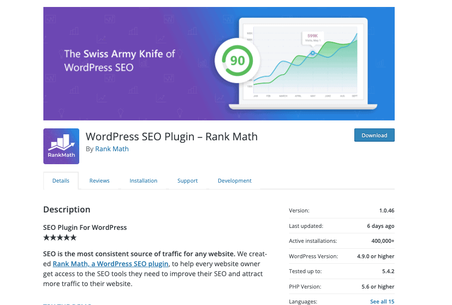 Rank Math SEO Plugin 1 Rank Math SEO Plugin 1 WordPress eCommerce Plugins