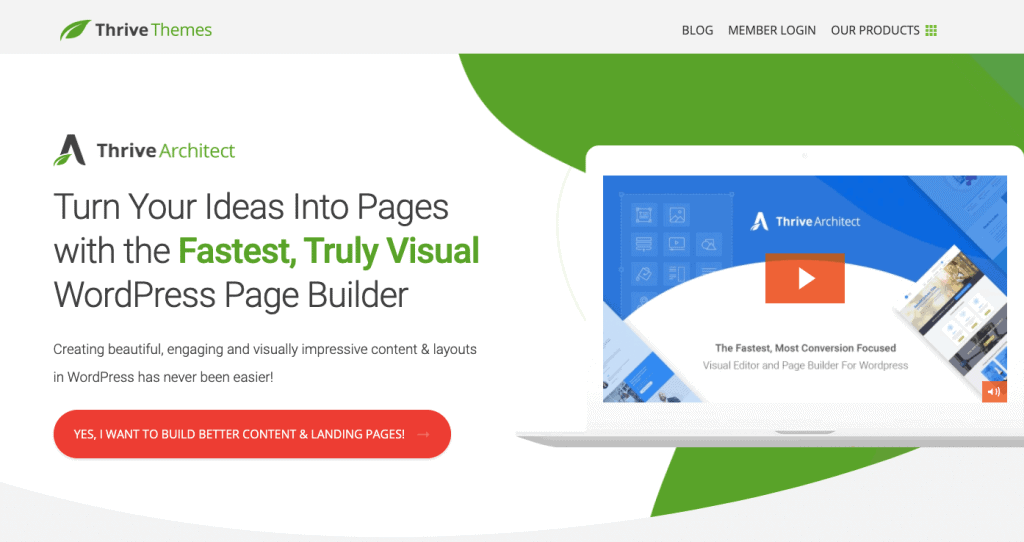 Thrive Architect 1 Thrive Architect 1 WordPress Landing Page Plugins