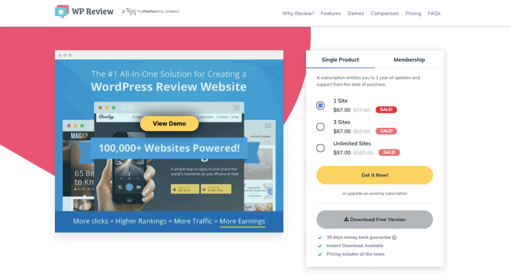 WP Review Pro By MyThemeshop WP Review Pro By MyThemeshop schema markup plugins