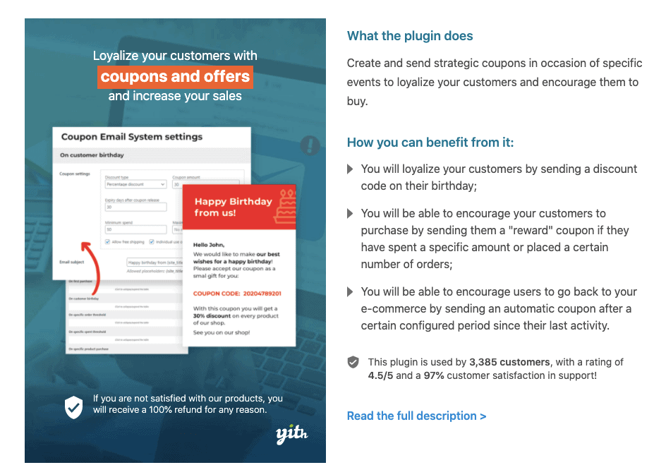 Yith Woocommerce Coupon By Email WooCommerce Coupon Plugin