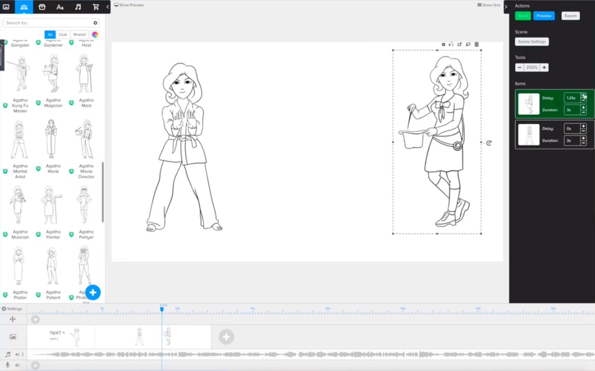Doodly Interface doodly vs Videoscribe