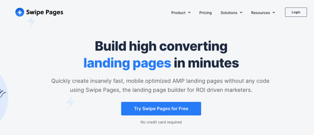 Swipe Pages landing page builder