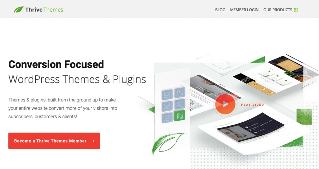 Thrive Themes Thrive Themes best landing page builder