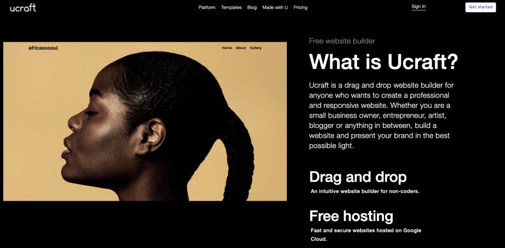ucraft ucraft best landing page builder