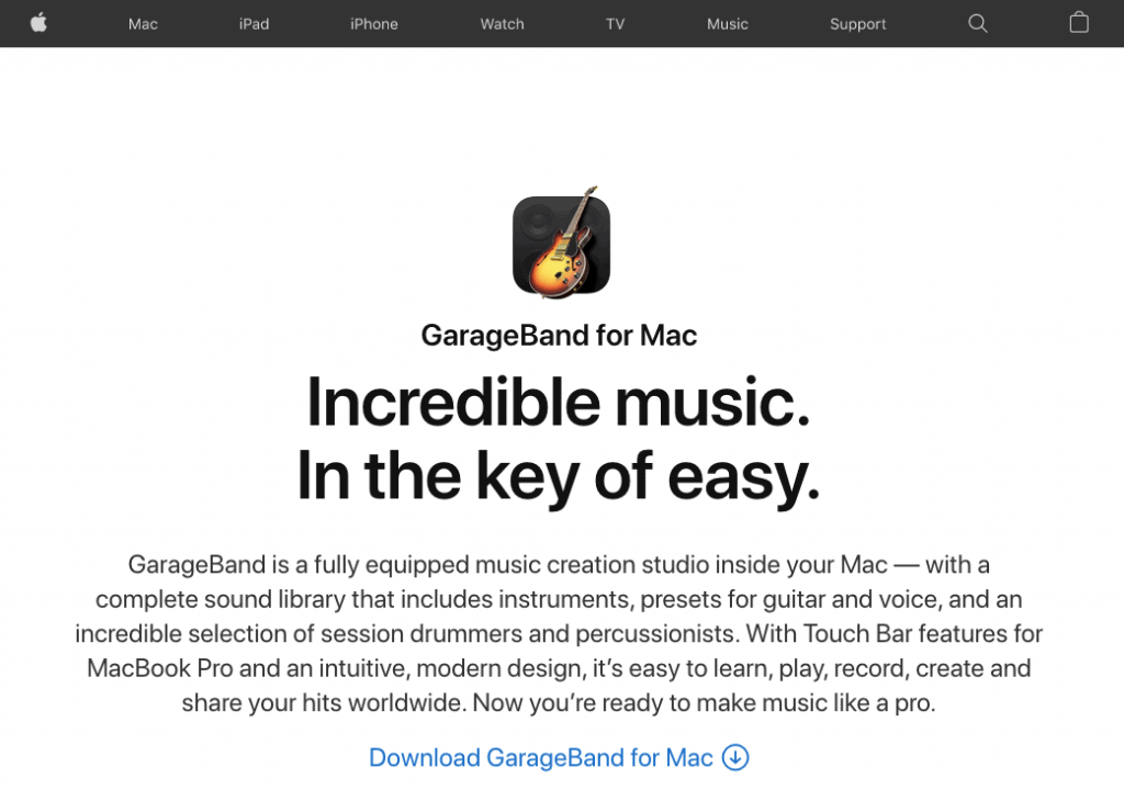 GarageBand Software GarageBand Software Best Podcast Editing Software