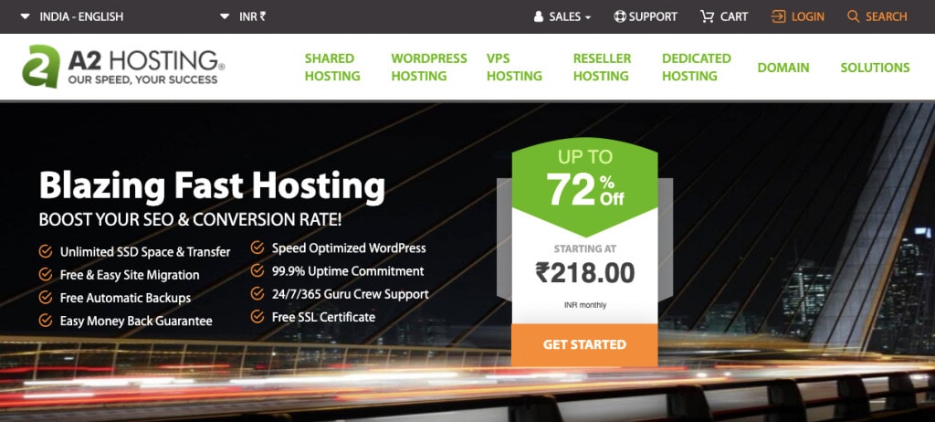 A2 Hosting India A2 Hosting India Best Hosting in India