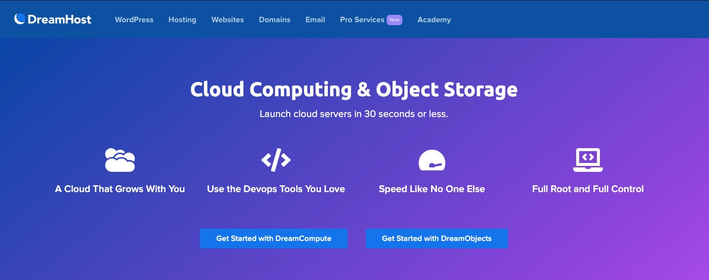 Dreamhost Cloud plans Dreamhost Cloud plans Best Cloud Hosting