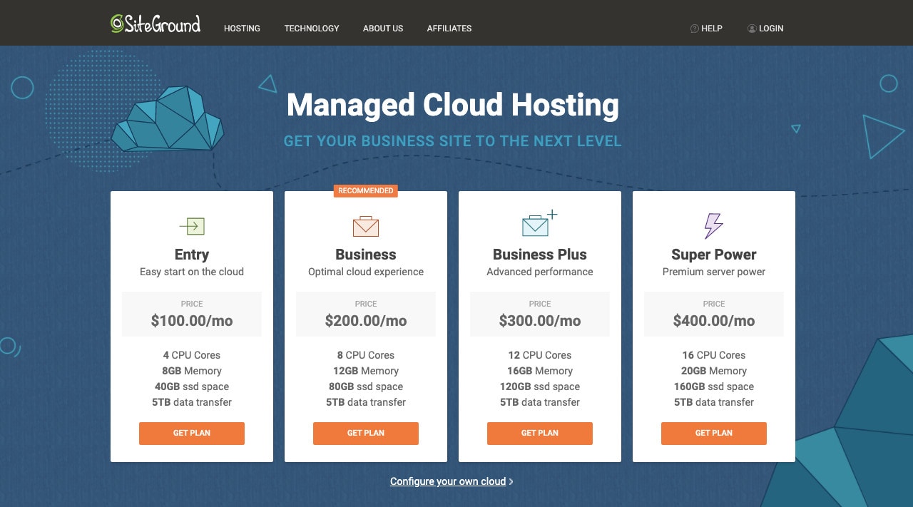 Siteground Cloud Hosting Siteground Cloud Hosting Best Cloud Hosting