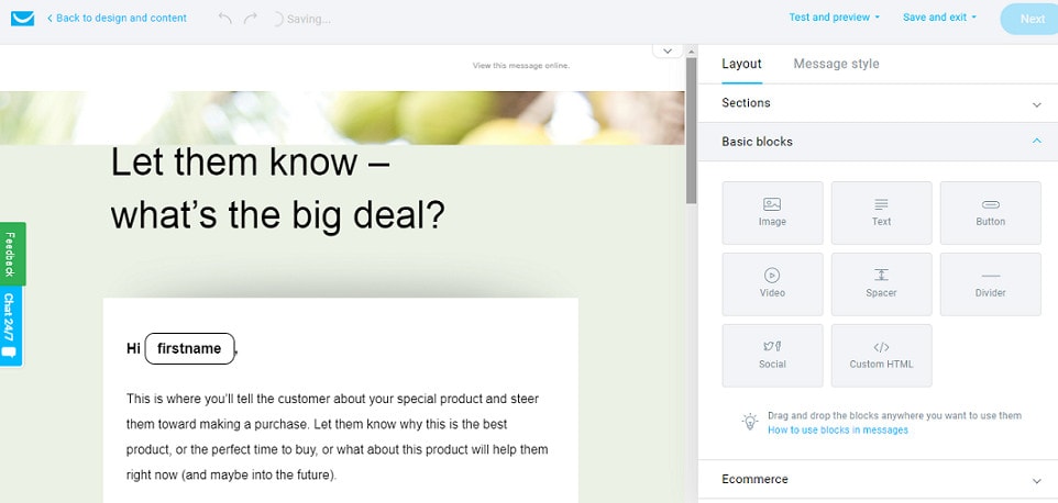 getre1 Getresponse email builder