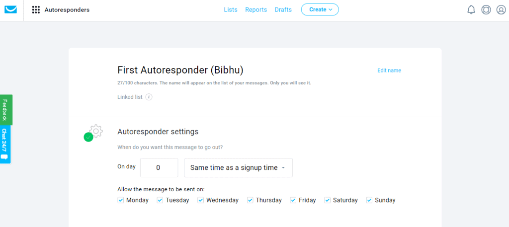 getre2 Getresponse autoresponder