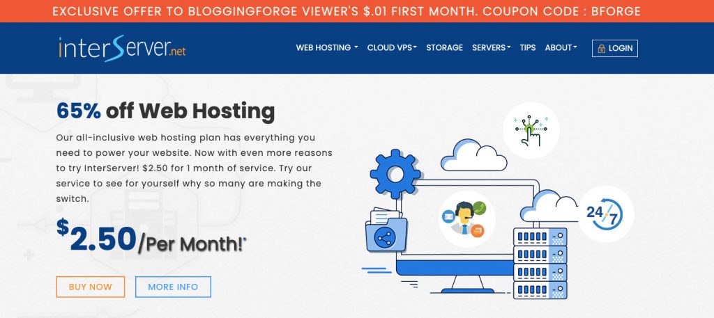 InterServer 0.01 Trial InterServer 0.01 Trial wordpress hosting free trial