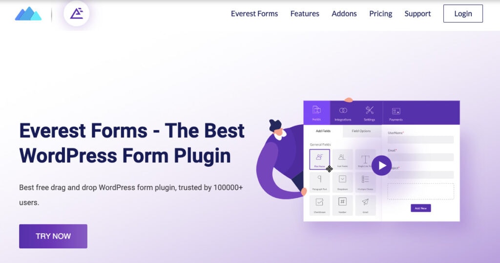 Everest Form Everest Form WordPress Order Form Plugin