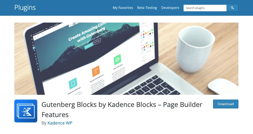 Guttenberg blocks by Kadence Theme Gutenberg block by Kadence