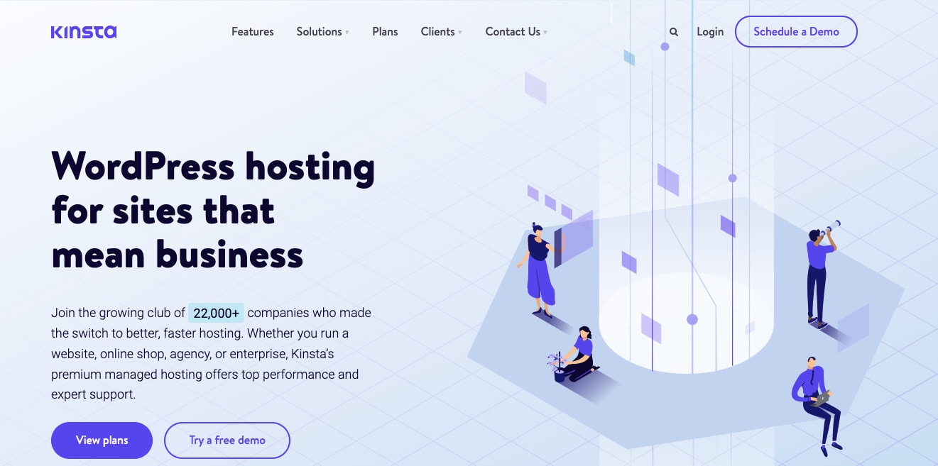 Kinsta Hosting Kinsta Hosting: best SSD hosting for WordPress