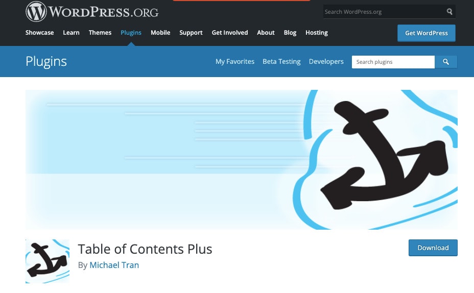 Table of content plus plugin Table of content plus plugin