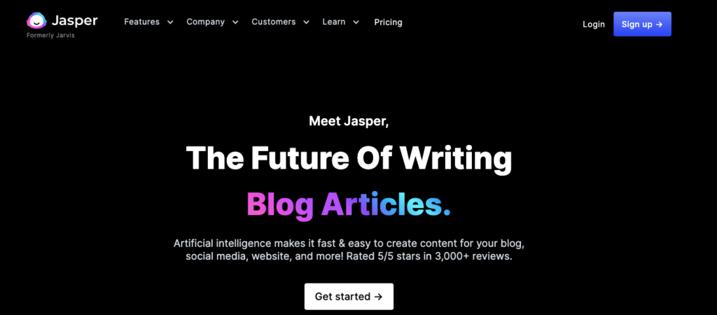 Jasper Ai Best AI story Generators