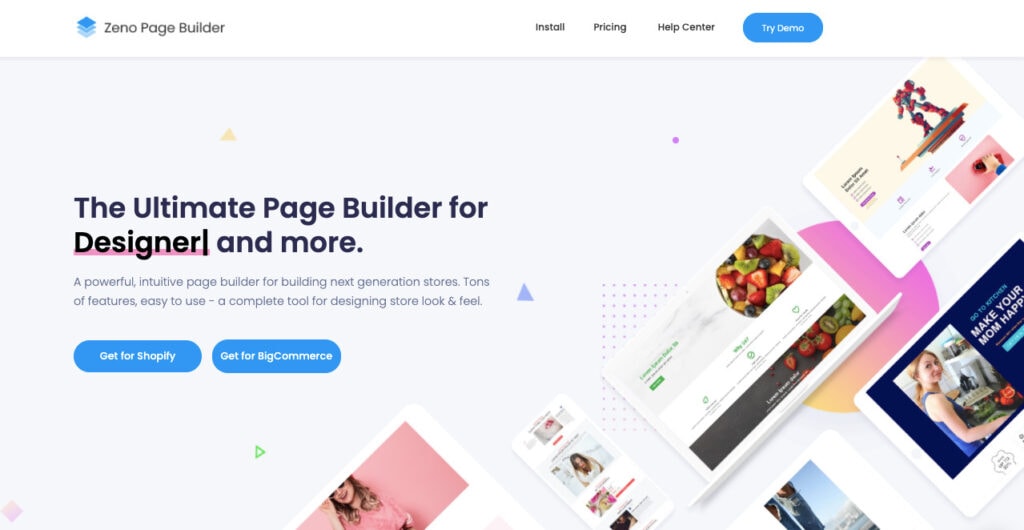 Zeno Page Builder Best Shopify Page Builder