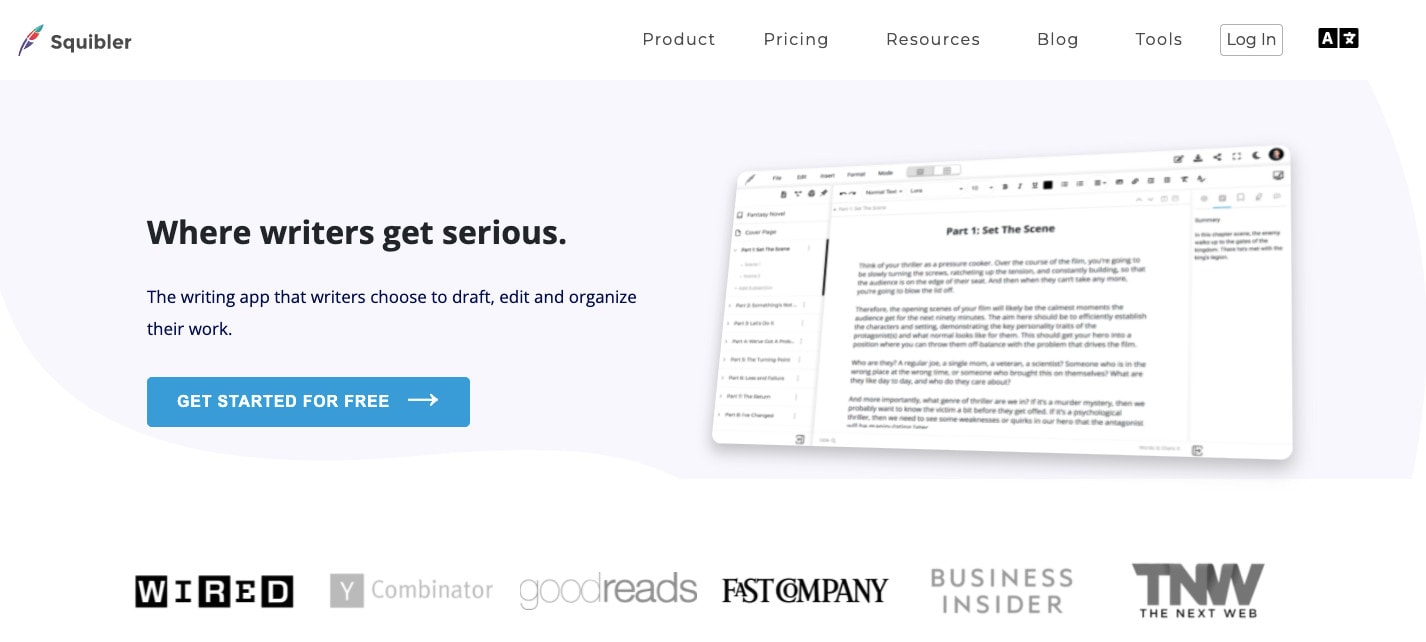 Squibler Squibler copywriting software