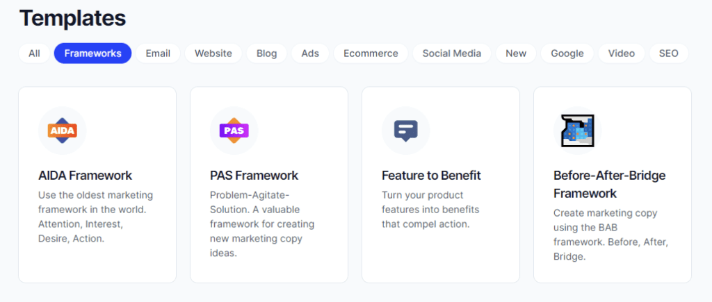 Jasper AI templates framework Jasper AI templates framework jasper ai review