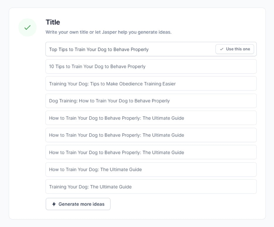 Jasper blog post title generator Jasper blog post title generator jasper ai review