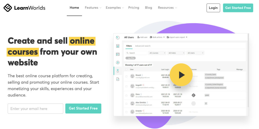 LearnWorlds LearnWorlds Podia Alternative