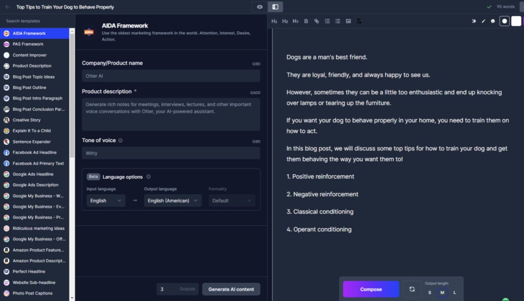 UI while switching Jasper ai templates UI while switching Jasper ai templates jasper ai review
