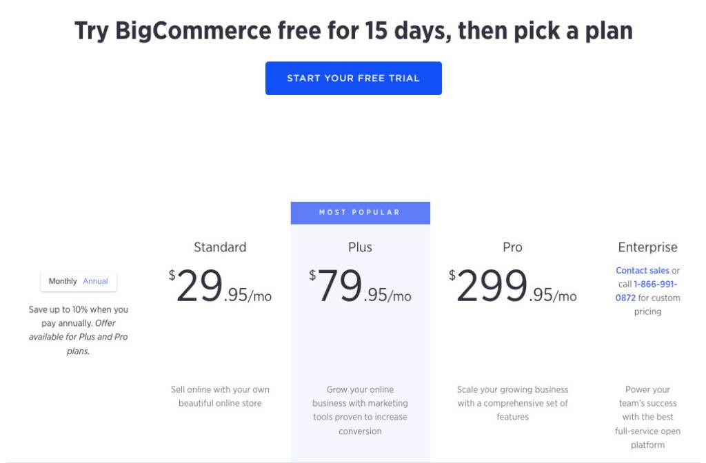 BigCommerce Pricing BigCommerce Pricing platforms to sell digital products