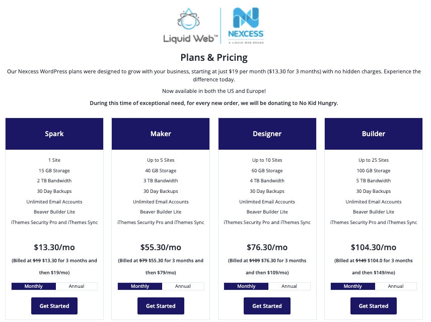 LiquidWeb Nexcess Pricing LiquidWeb Nexcess Pricing Kinsta Alternatives