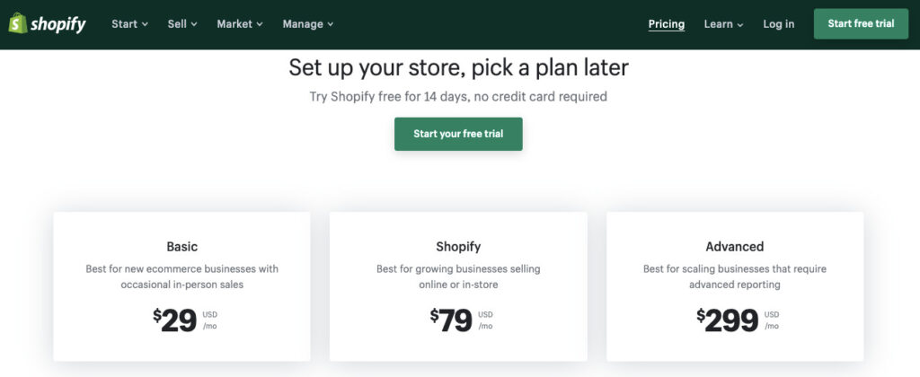 Shopify Pricing Shopify Pricing platforms to sell digital products