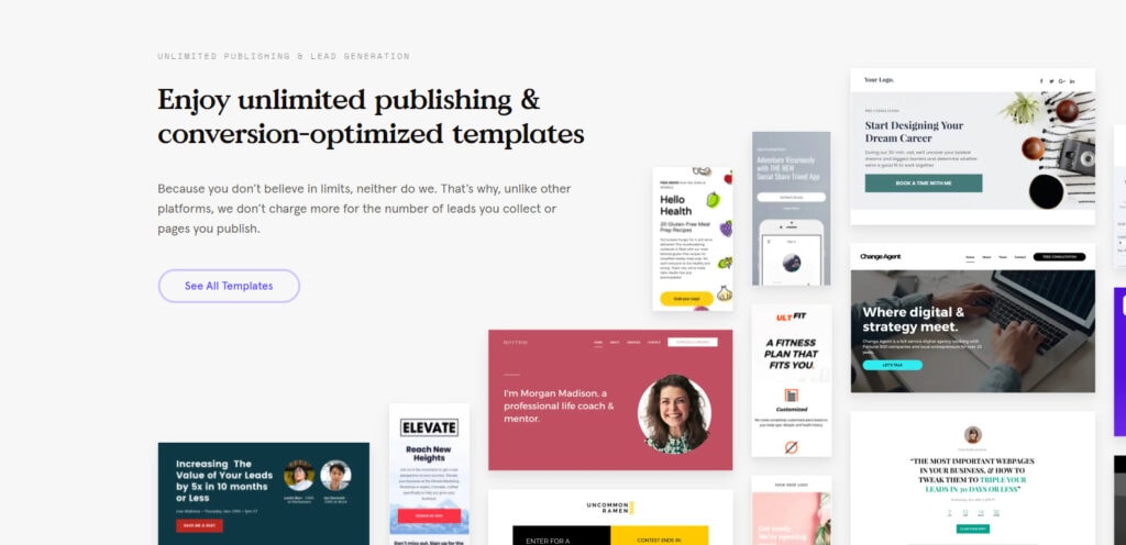 Templates Bundle Templates Bundle Leadpages review