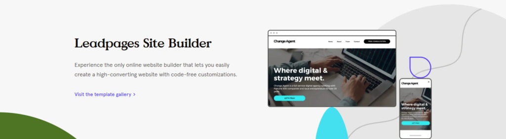 Website Builder Website Builder Leadpages review