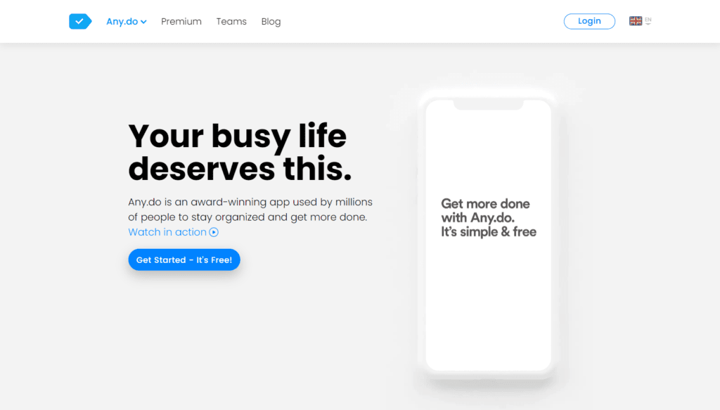 Any.do Any.do task management software