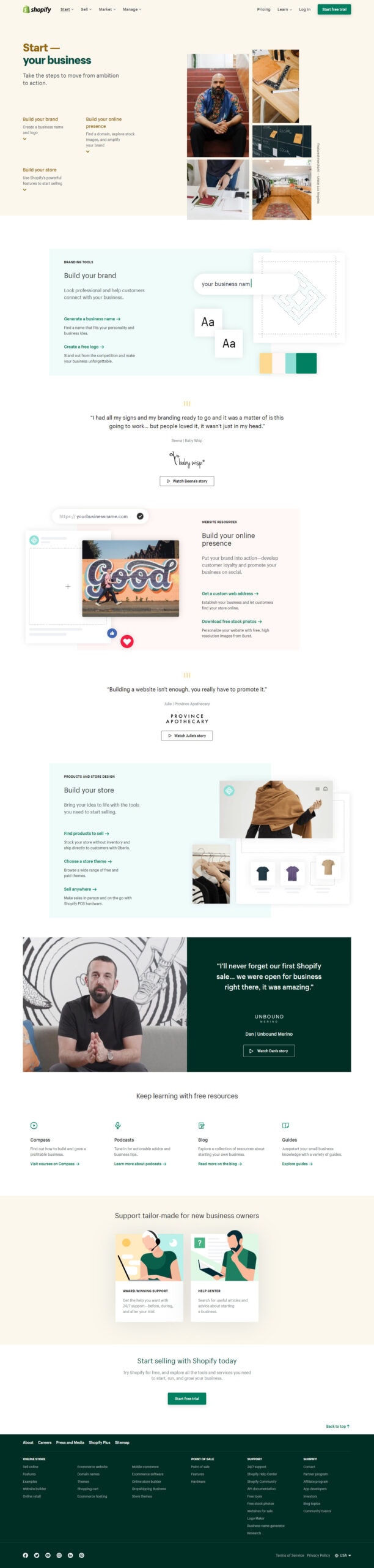 Shopify landing page scaled Shopify landing page scaled landing page vs homepage