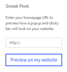 Preview popups and sticky bars unbounce review