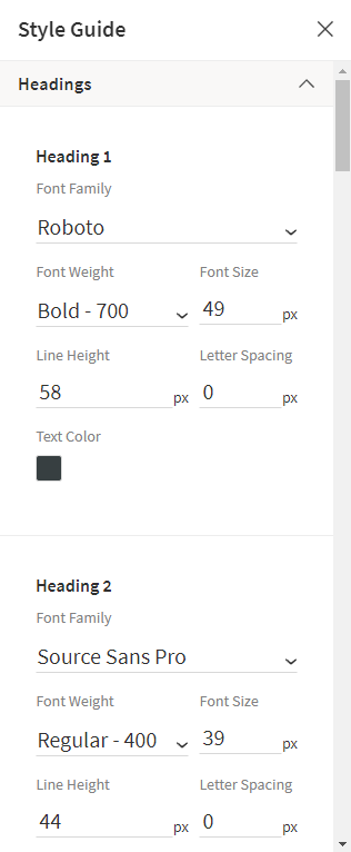 Style Guide unbounce review