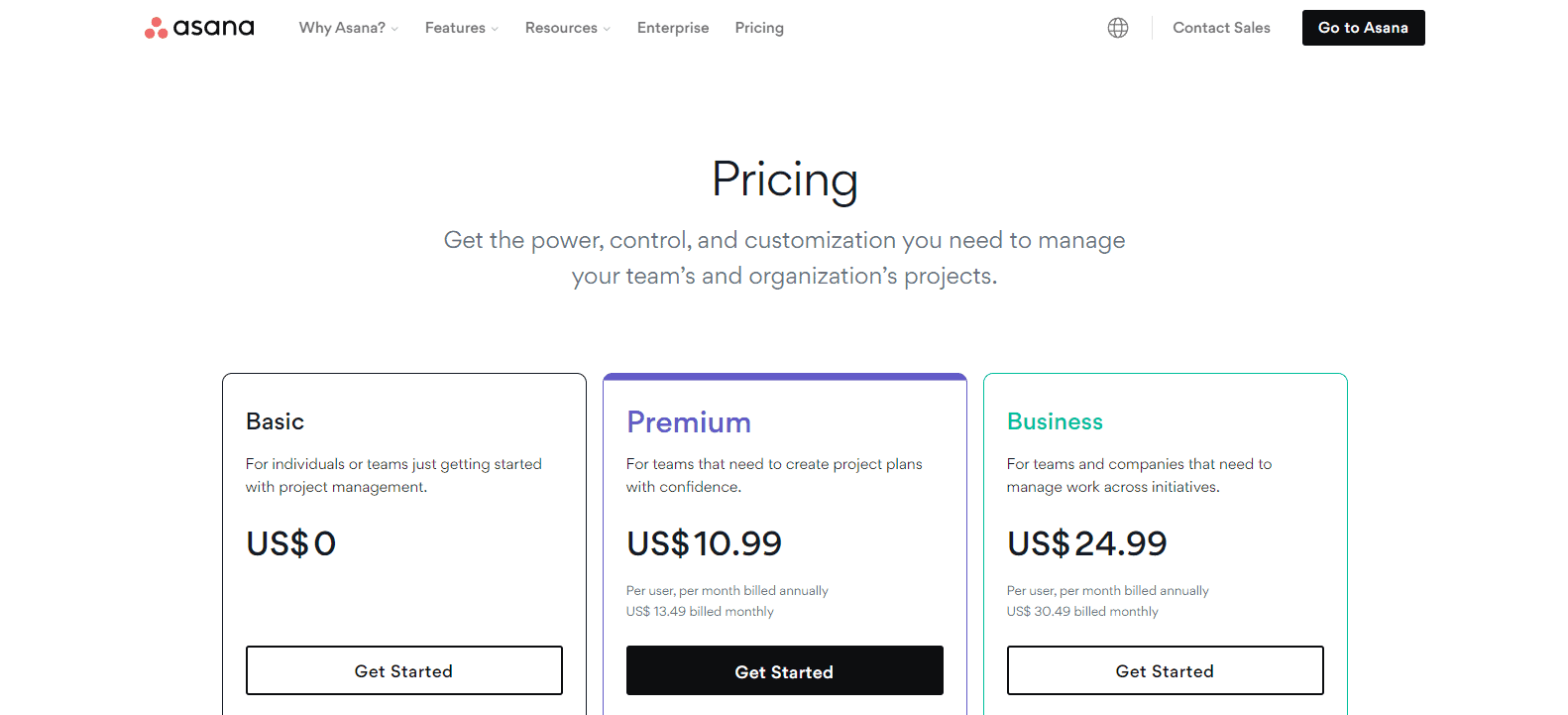 Asana pricing Asana pricing Asana vs monday