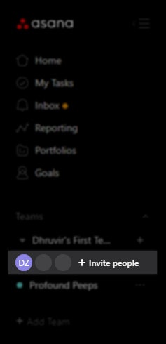 Inviting members in Asana Inviting members in Asana Asana vs monday