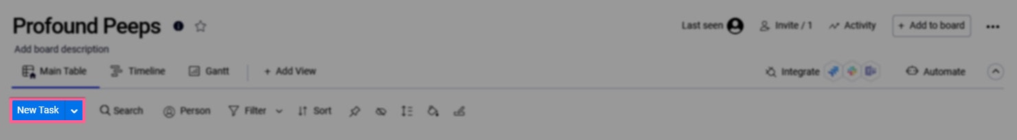 New task in monday.com New task in monday.com Asana vs monday